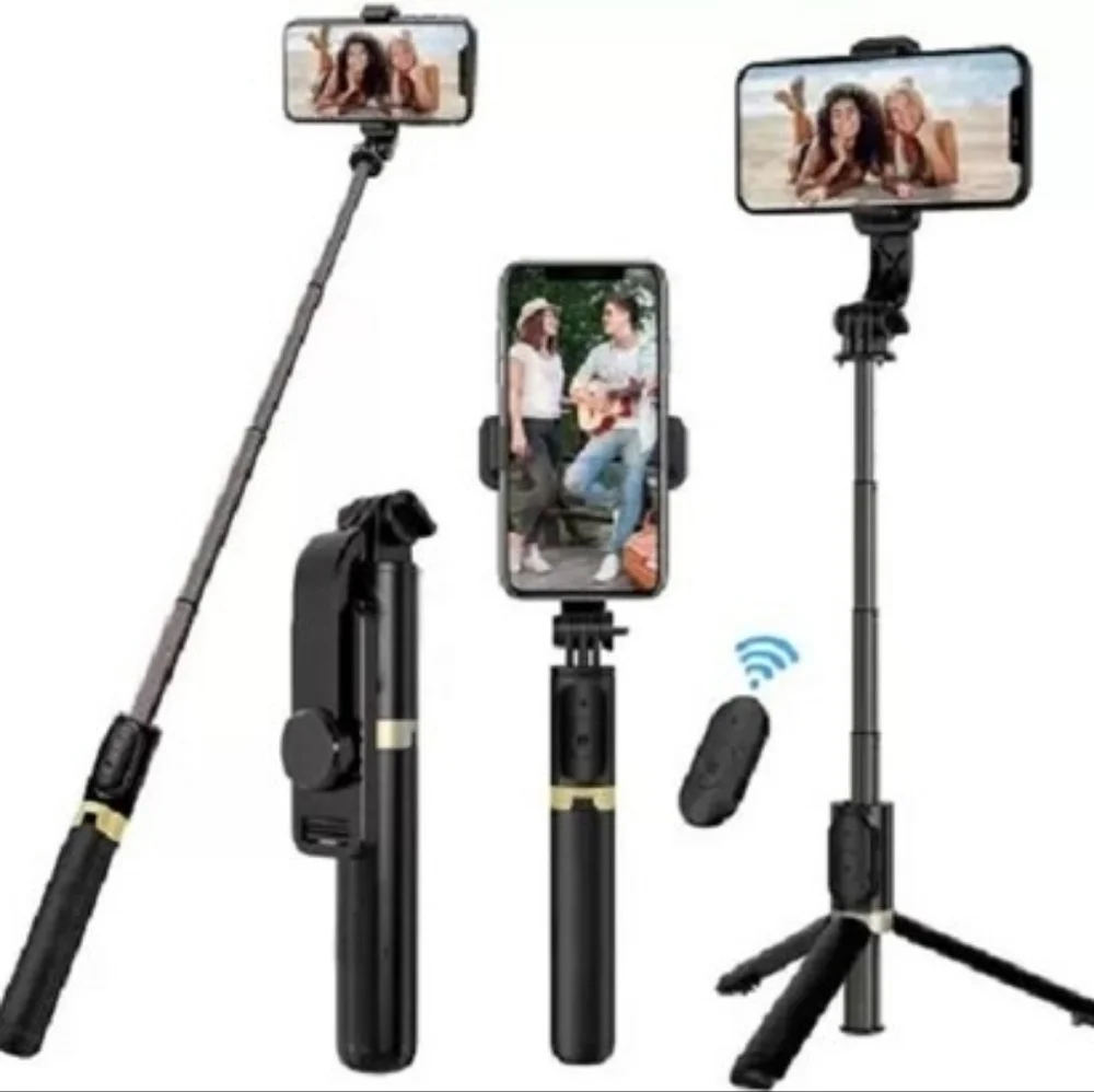 2 In 1 Remote Control Selfie Stick Tripod